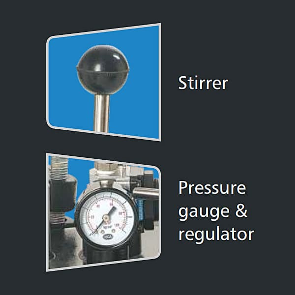 Pilot 10 Ltr Pressure Feed Tank, PFT10