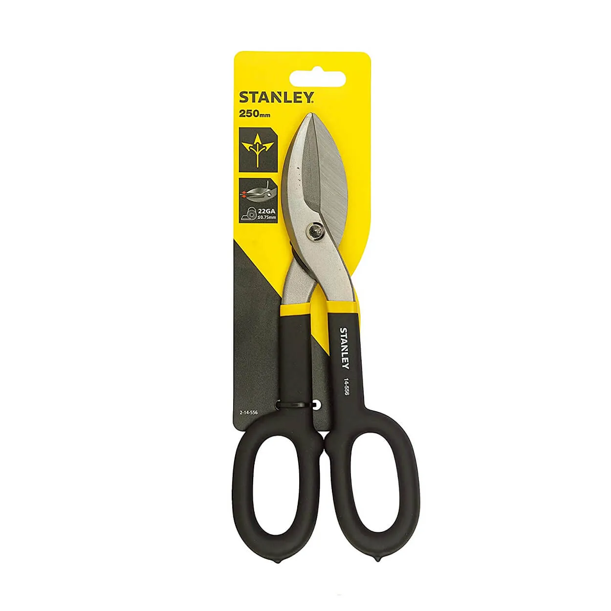 Stanley 250 mm / 10 inch Maxsteel Snips Straight Pattern, 2-14-556