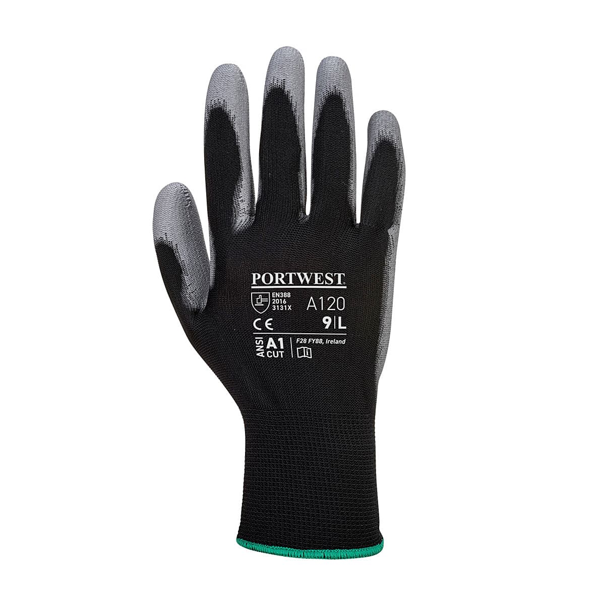 Portwest PU Palm Glove (Extra Small) Pack of 10 Pcs, A120G8RXS