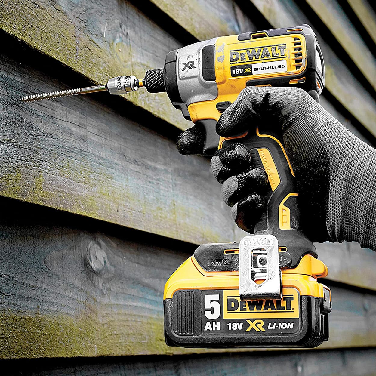Dewalt 18V / 6.5mm 400W XR Li ion Cordless 3 Speed Impact Driver with Brushless Motor & 2x2.0 Batteries Included, DCF887D2-QW