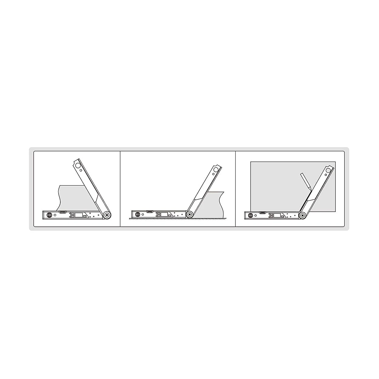 Insize 460 mm Waterproof Digital Protractor, 2174-225