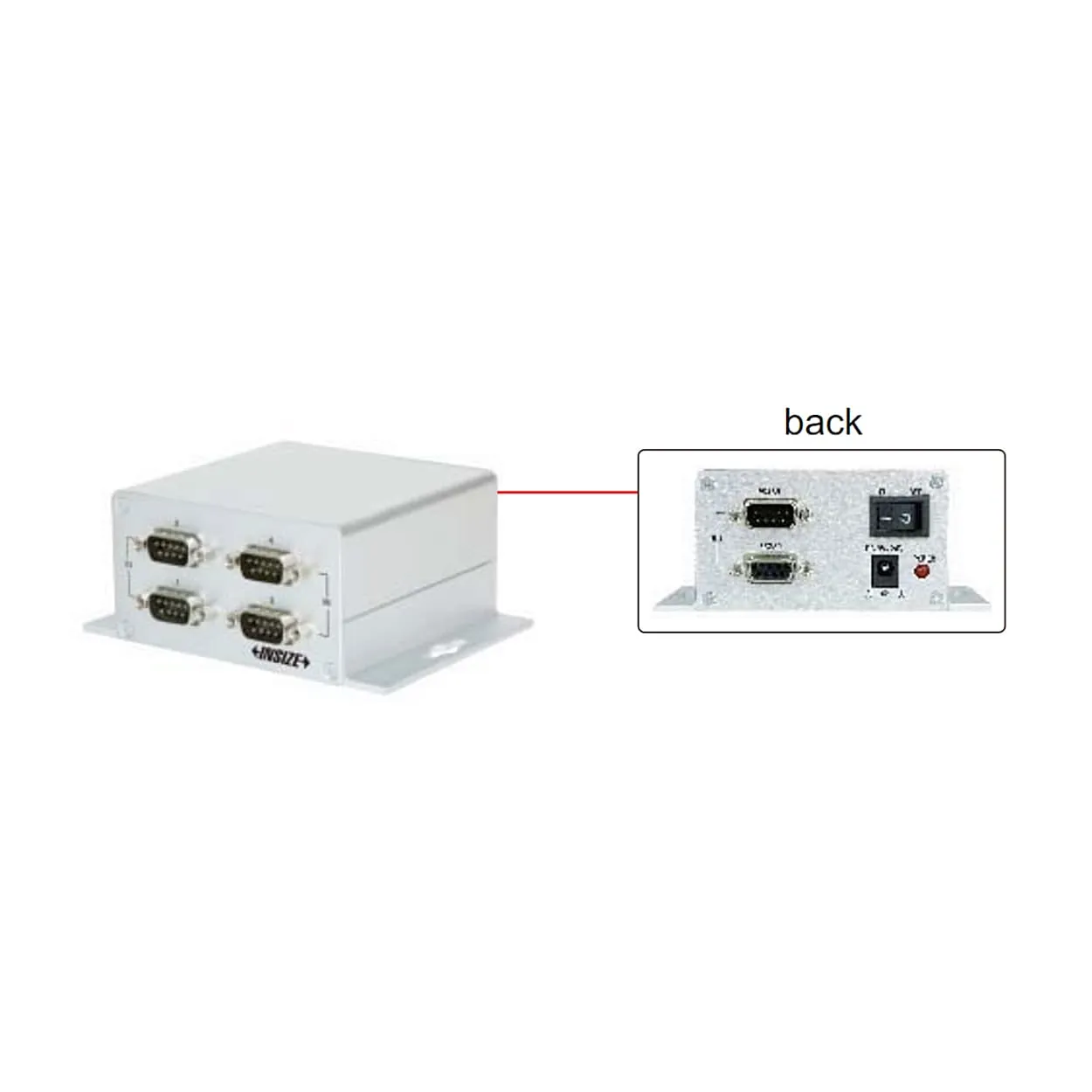 Insize Multichannel Interface Boxe for Capacitance Linear Gauge, 7107-1
