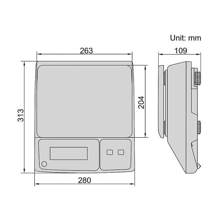 Insize 3/6 Kg Weighing Scales (Oiml Certificate), 8002-6M