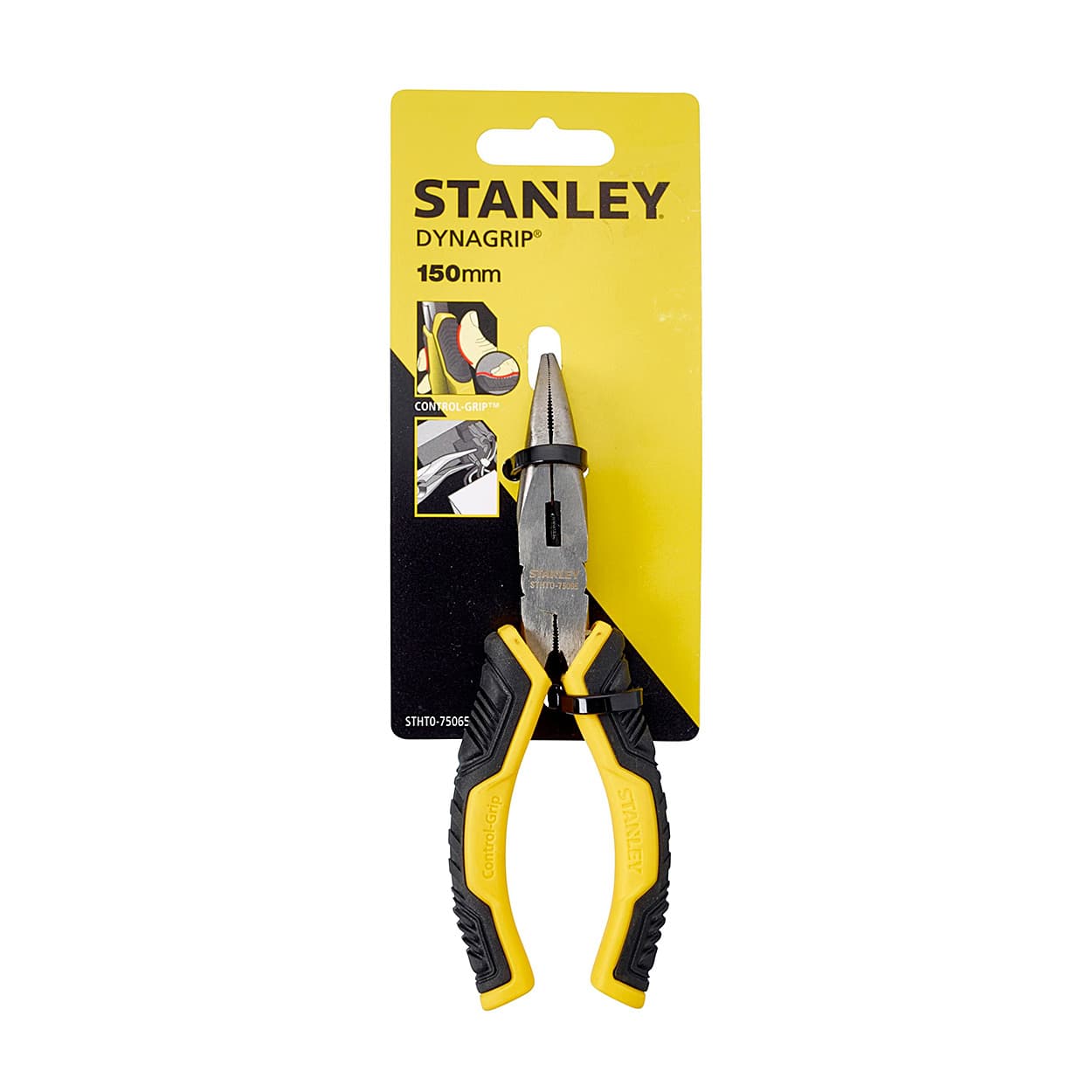 Stanley 6 inch / 150 mm Dynagrip Long Bent Nose Pliers, STHT0-75065