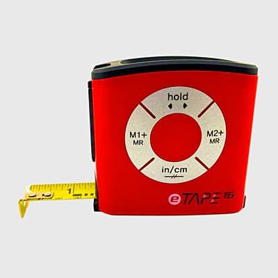 eMeasure inc. 5Mtr x 19mm Digital Measuring Tape with Belt Clip, eTape 16
