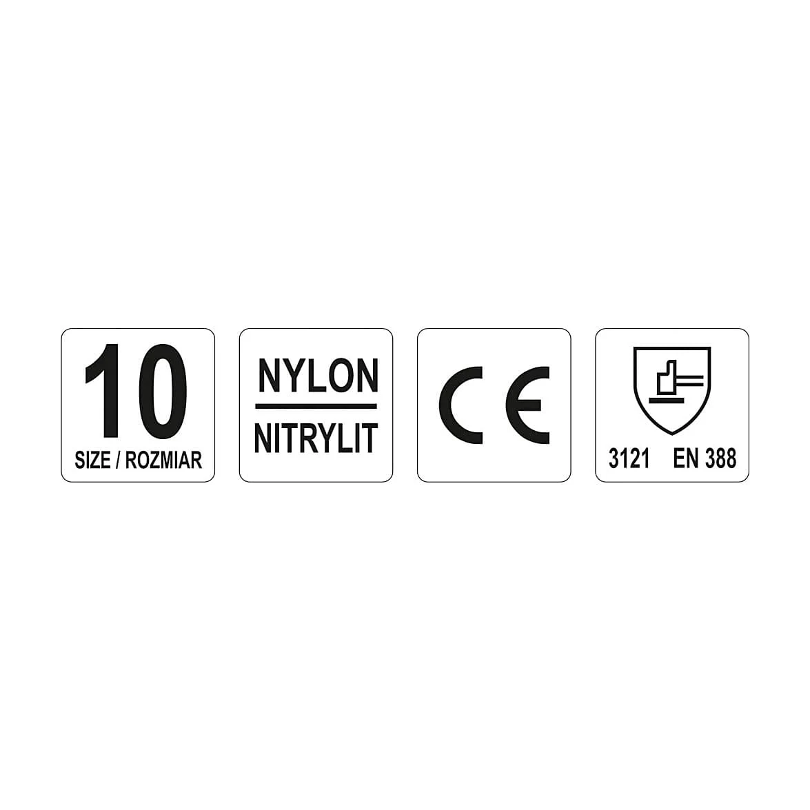 Yato Grey Working Gloves, YT-7474