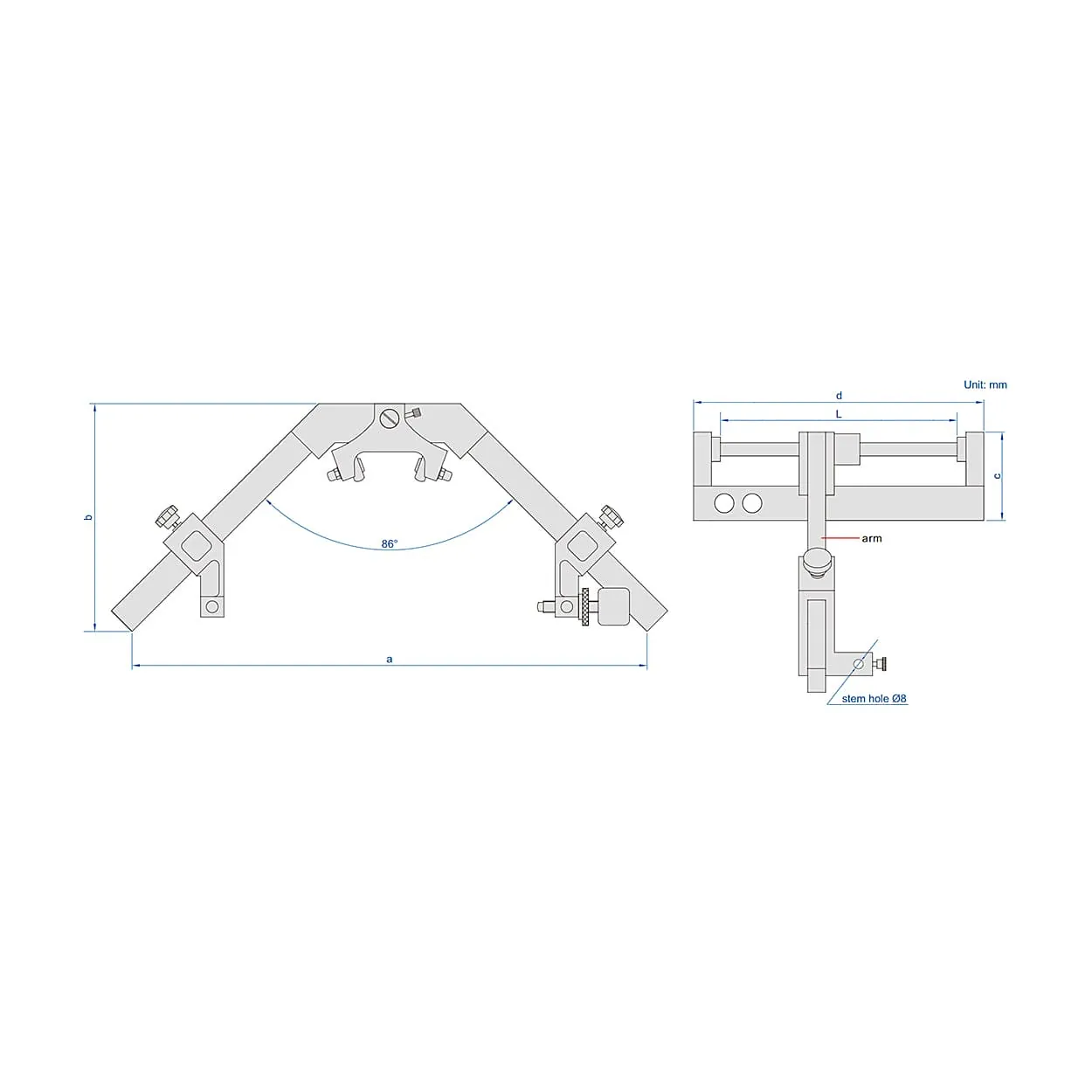 Insize 1400 - 2000 mm Outside Diameter Variation Measuring Instrument, 2715-2000