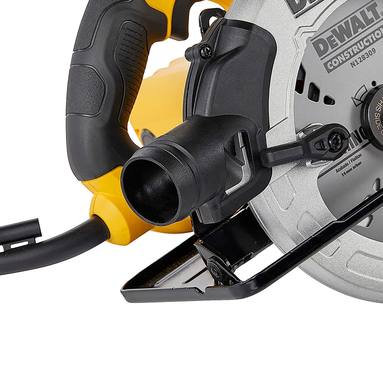 Dewalt 184mm 1500W Compact Circular Saw With 2mm Thickness Stamp Steel Shoe For Sharp Cuts, DWE5615-IN