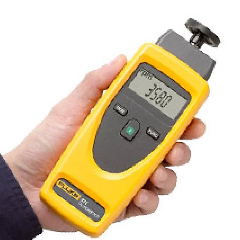 Fluke 931 1 - 19999 RPM Contact & Non-Contact Dual-Purpose Digital Tachometers