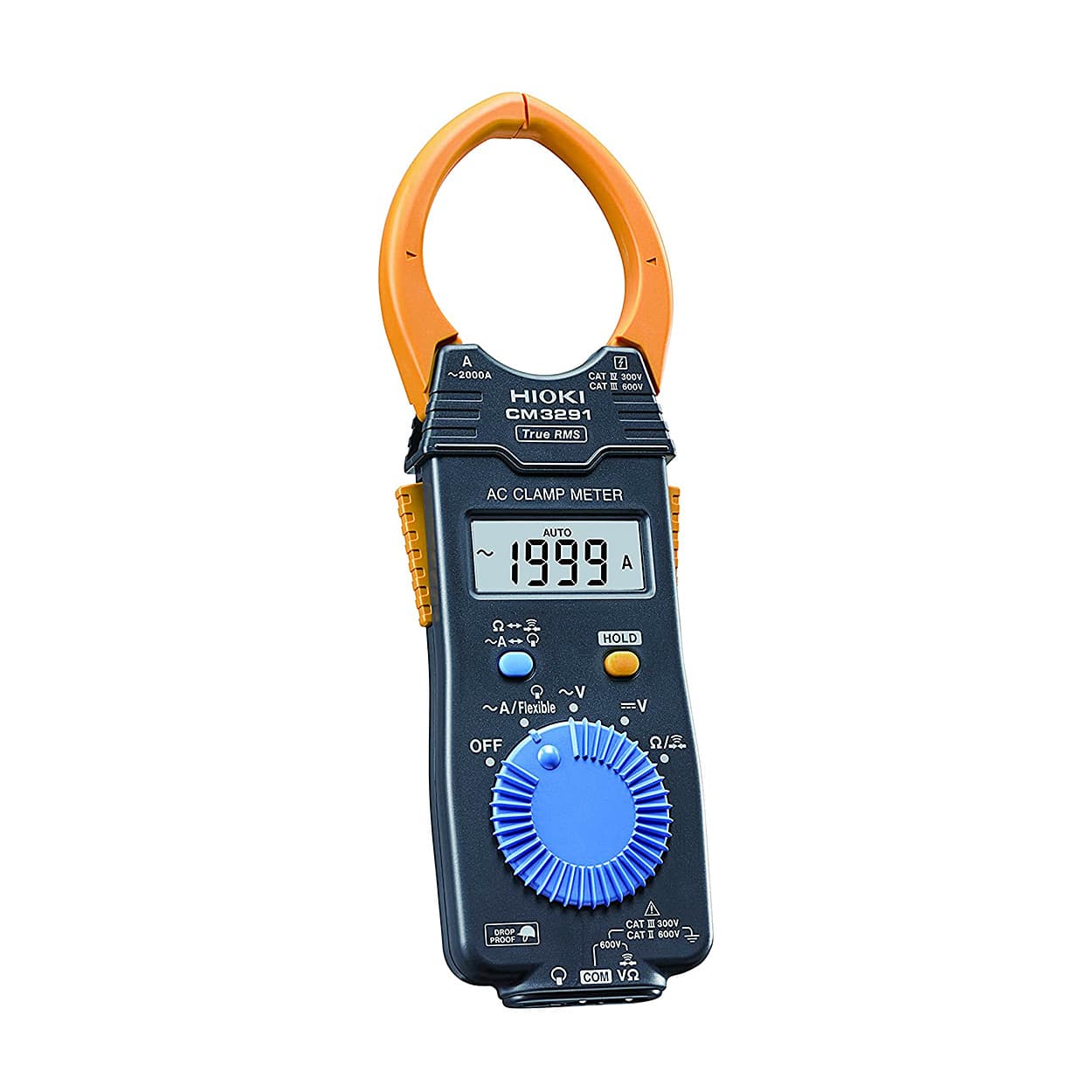 Hioki 42.00 - 2000 A True-RMS AC Clamp Meter, CM3291