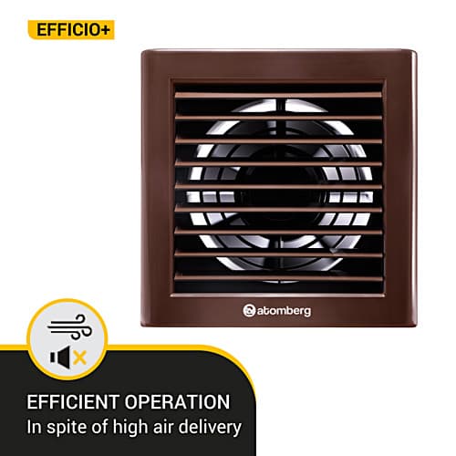 Atomberg Efficio+ 150 mm Energy Saving Exhaust Fan With BLDC Motor (Brown)
