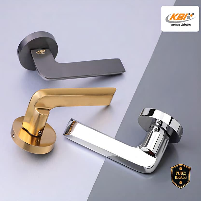 KBI Libra Gold PVD Mortise Handle