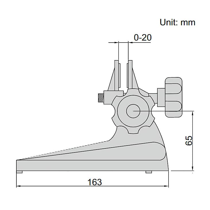 Insize 0 - 100 mm Micrometer Stand, 6301