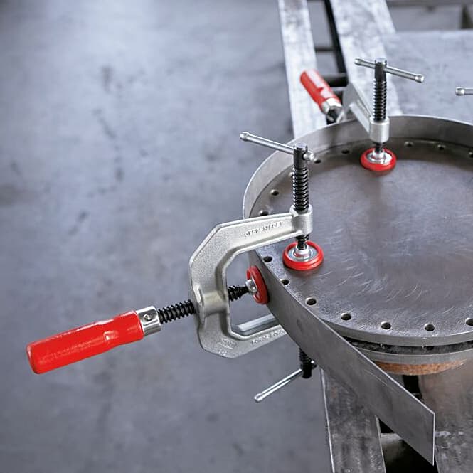 Bessey 80 mm / 3 inch C-frame Edge Clamp, KT8-3