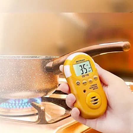 Metravi 0 - 1000 PPM Carbon Monoxide Meter, CO-110