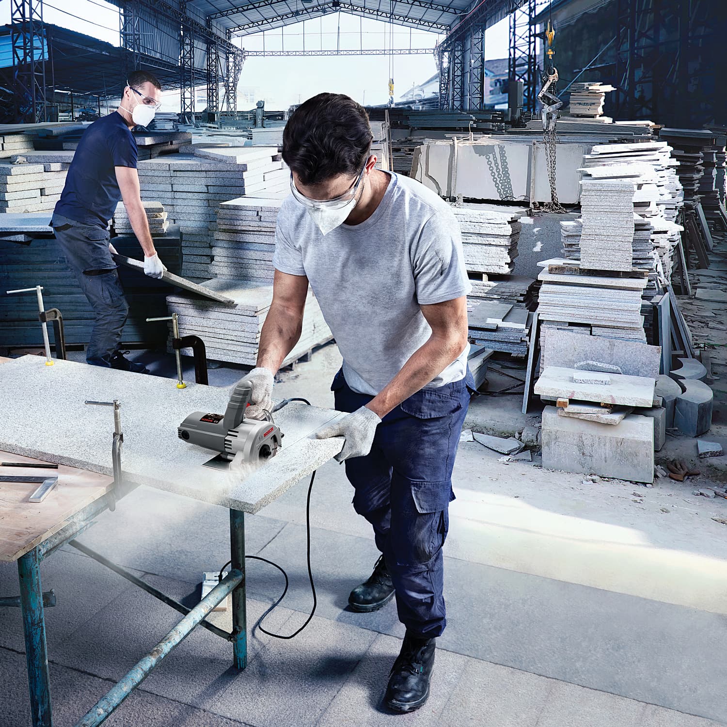 Bosch 115 mm 1250W Professional Marble Saw (Standard Line), DC 125