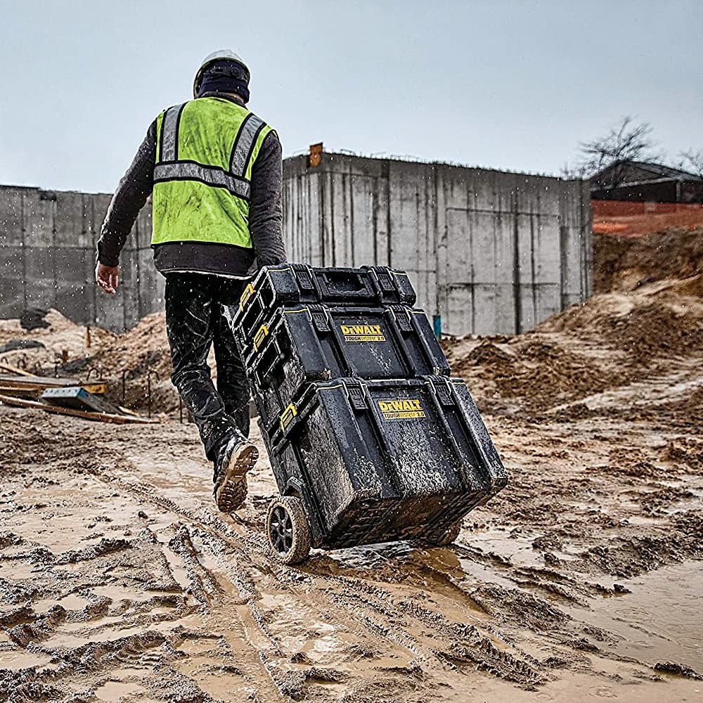 Dewalt Toughsystem 2.0 (DS450) Mobile Stackable Tool Box With 113 Kg Load Capacity, DWST83295-1