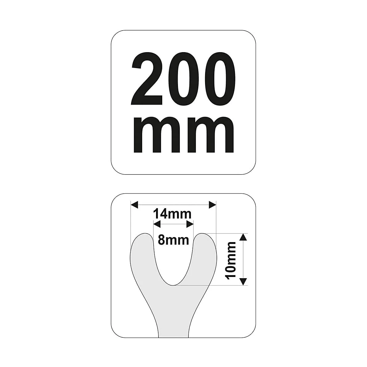 Yato 200mm Door Upholstery Removers, YT-0842