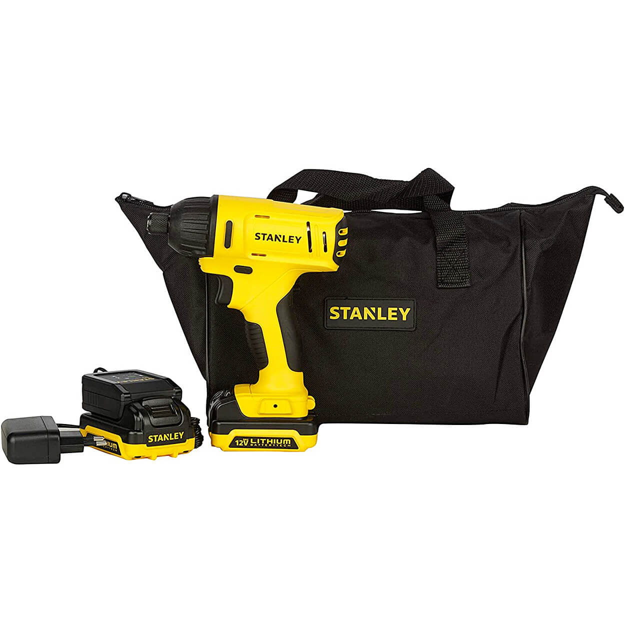 Stanley 10.8V / 1.5 Ah Li-ion Cordless Impact Drill Driver With Battery & Charger, SCI121S2