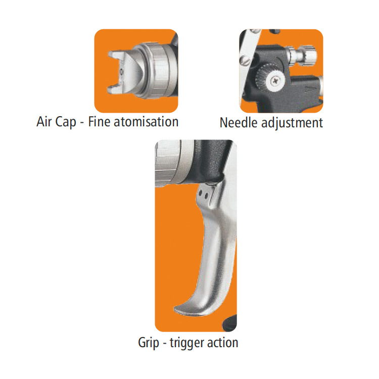 Pilot 0.50 Ltr High Performance Spray Gun, HP-59S