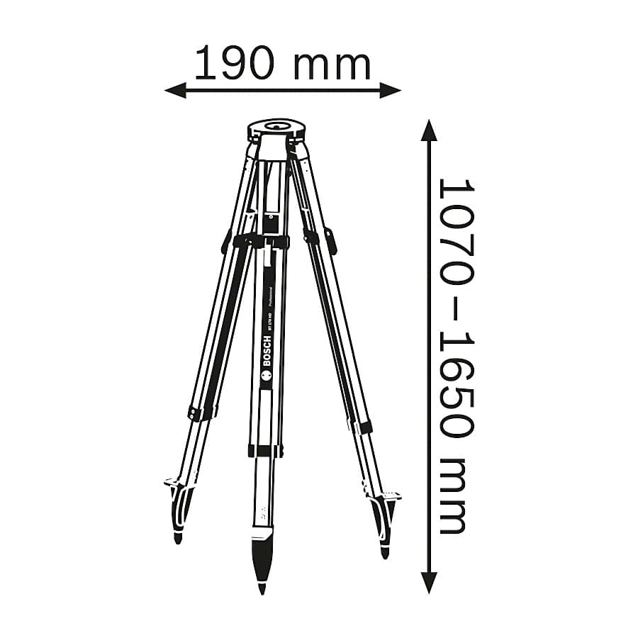 Bosch Professional Building Tripod, BT 170 HD