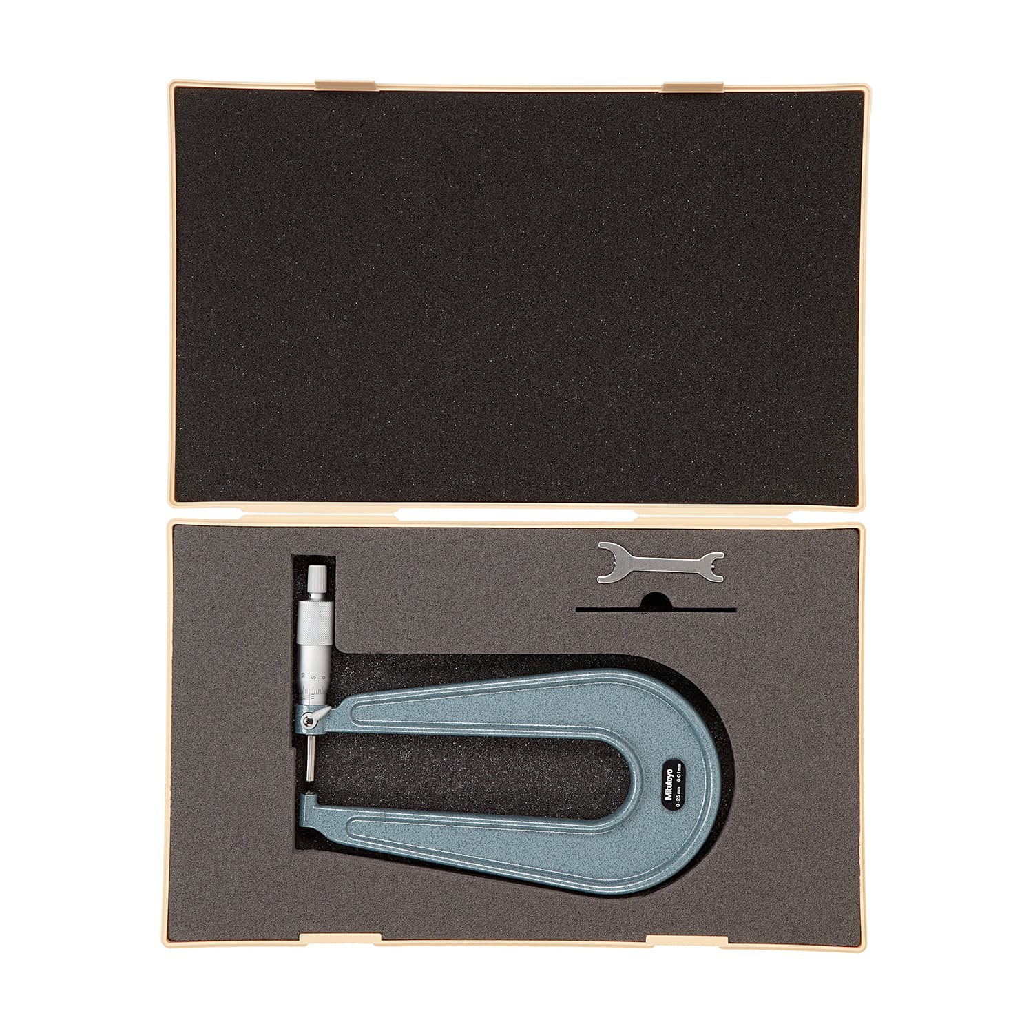 Mitutoyo 0 - 25 mm Sheet Metal Micrometer (Type C), 118-118