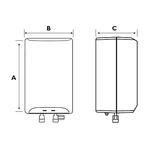 Venus Jiffy 3 Ltr / 3 kW Instant Water Heater, 3J30