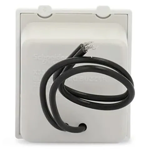 Schneider Electric Opale Buzzer - White (Pack of 2 Pcs), X3300WH
