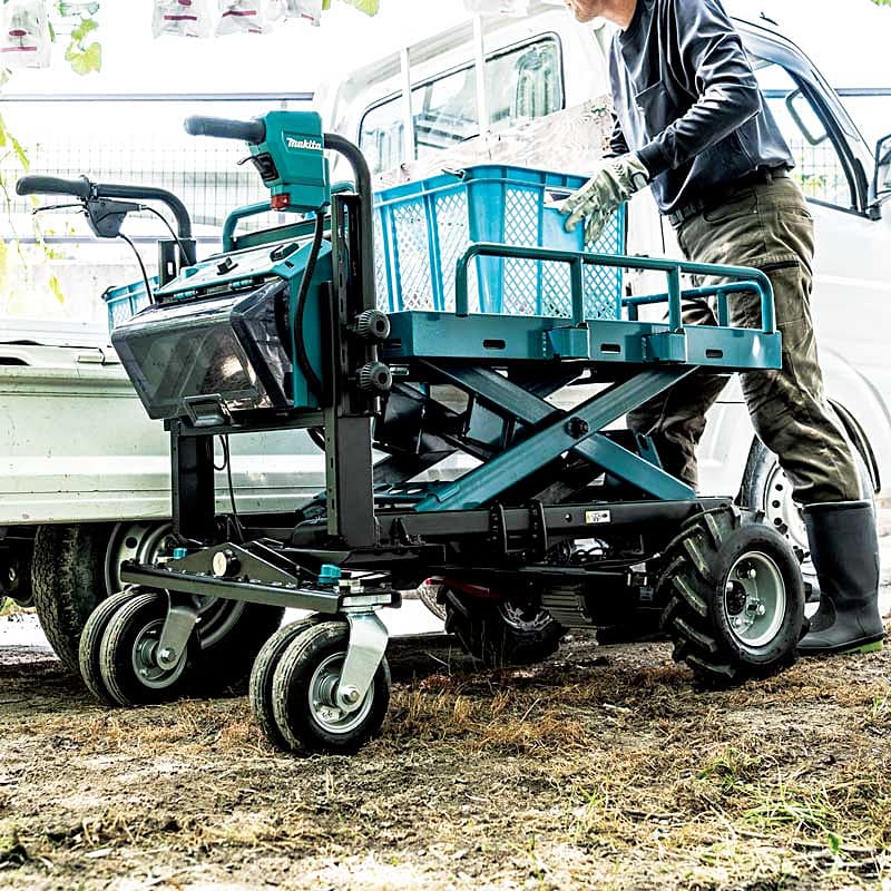 Makita 300 kg Load Capacity 18V X2 (36V) LXT BL Battery Powered 4 Wheel Wheelbarrow (Bare Tool), DCU601Z