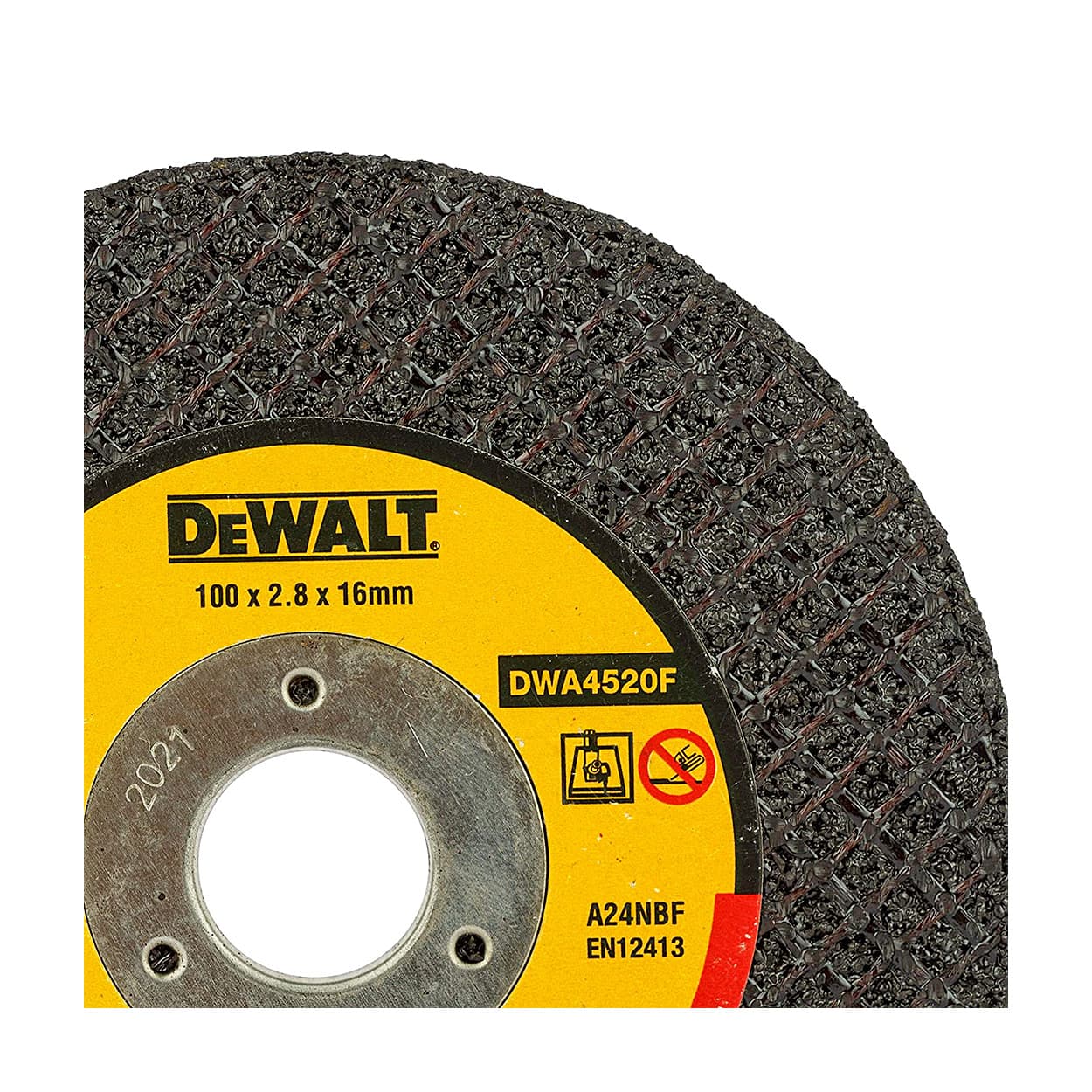 Dewalt 100 x 2.8 x 16 mm Cut off Wheel For Cutting Metal, DWA4520F