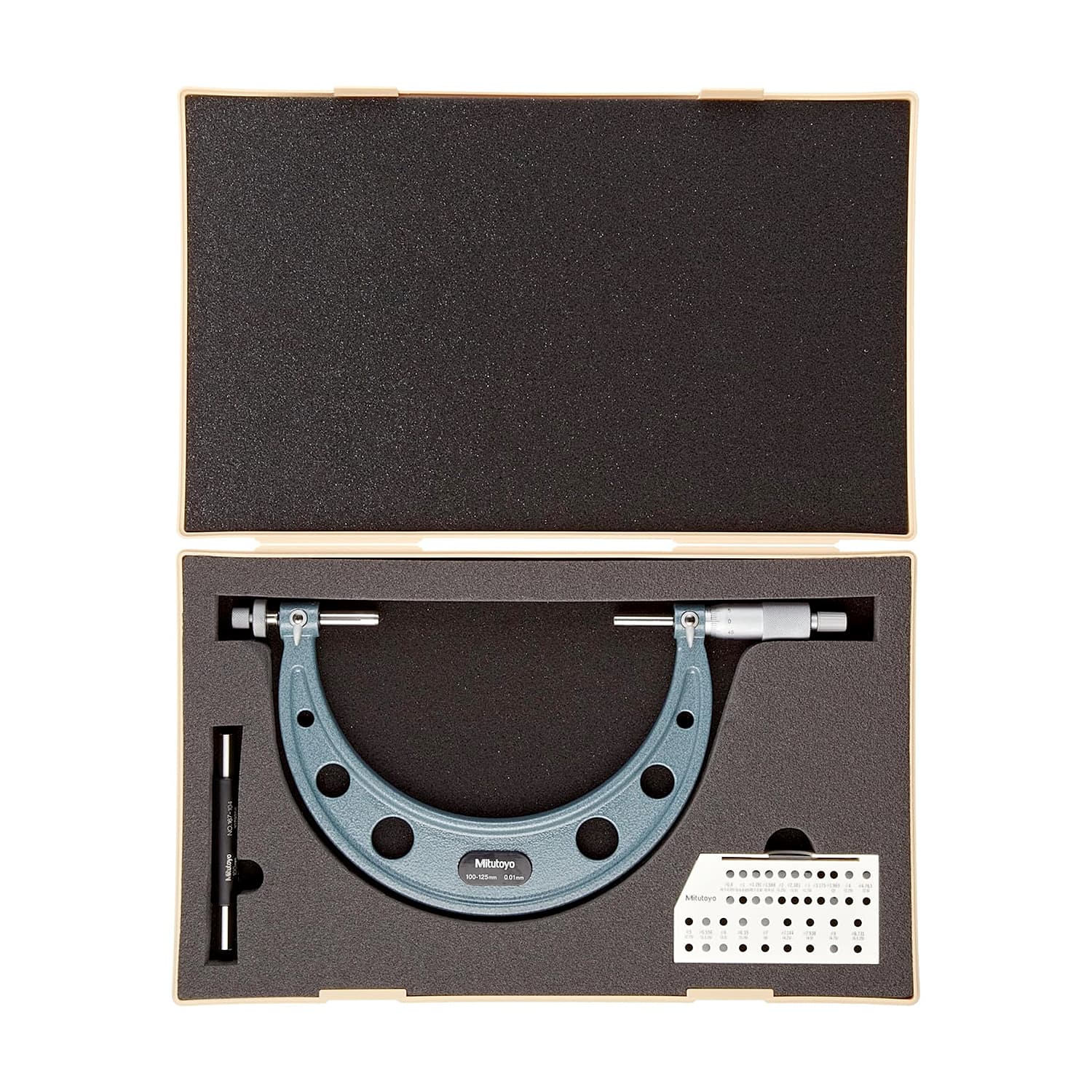 Mitutoyo 100 - 125 mm Gear Tooth Micrometer, 124-177