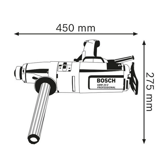 Bosch 16mm 1150W Professional Rotary Drill, GBM 23-2