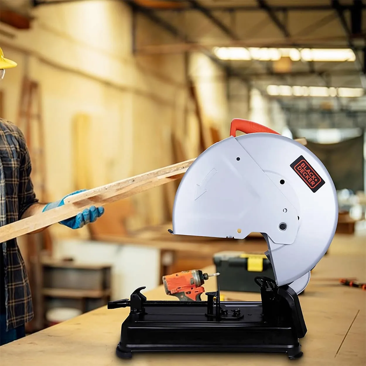 Black+Decker 355mm / 2200W Chop Saw, BEM2200-IN