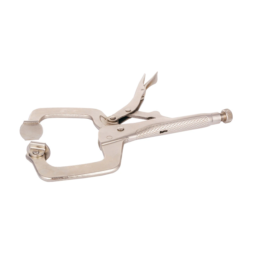 Taparia 11 inch / 280 mm Clamp Type Jaw With Swivel Pads Grip Locking Pliers, 1645-11