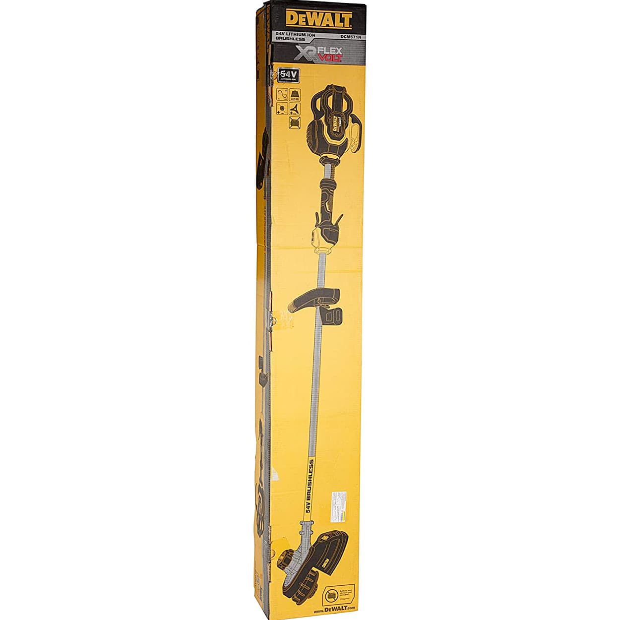 Dewalt 54V XR FLEXVOLT Li-ion Cordless Grass Trimmer & Brushcutter (Batteries Not Included), DCM571N-XJ