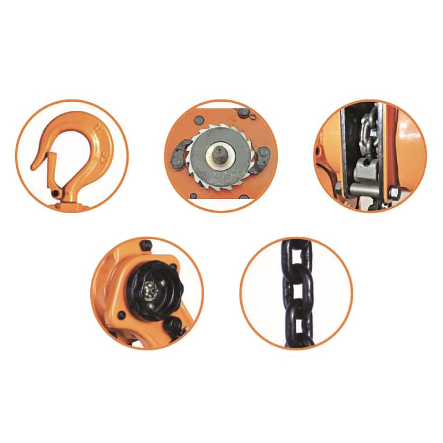 TKK Hoist 1.5 Ton / 1.5Mtr Lever Chain Pulley Block (E Series), E150