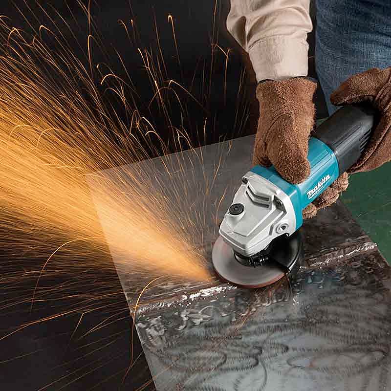 Makita 100 mm / 4 inch 720 W Angle Grinder with Toggle Switch, M9512B