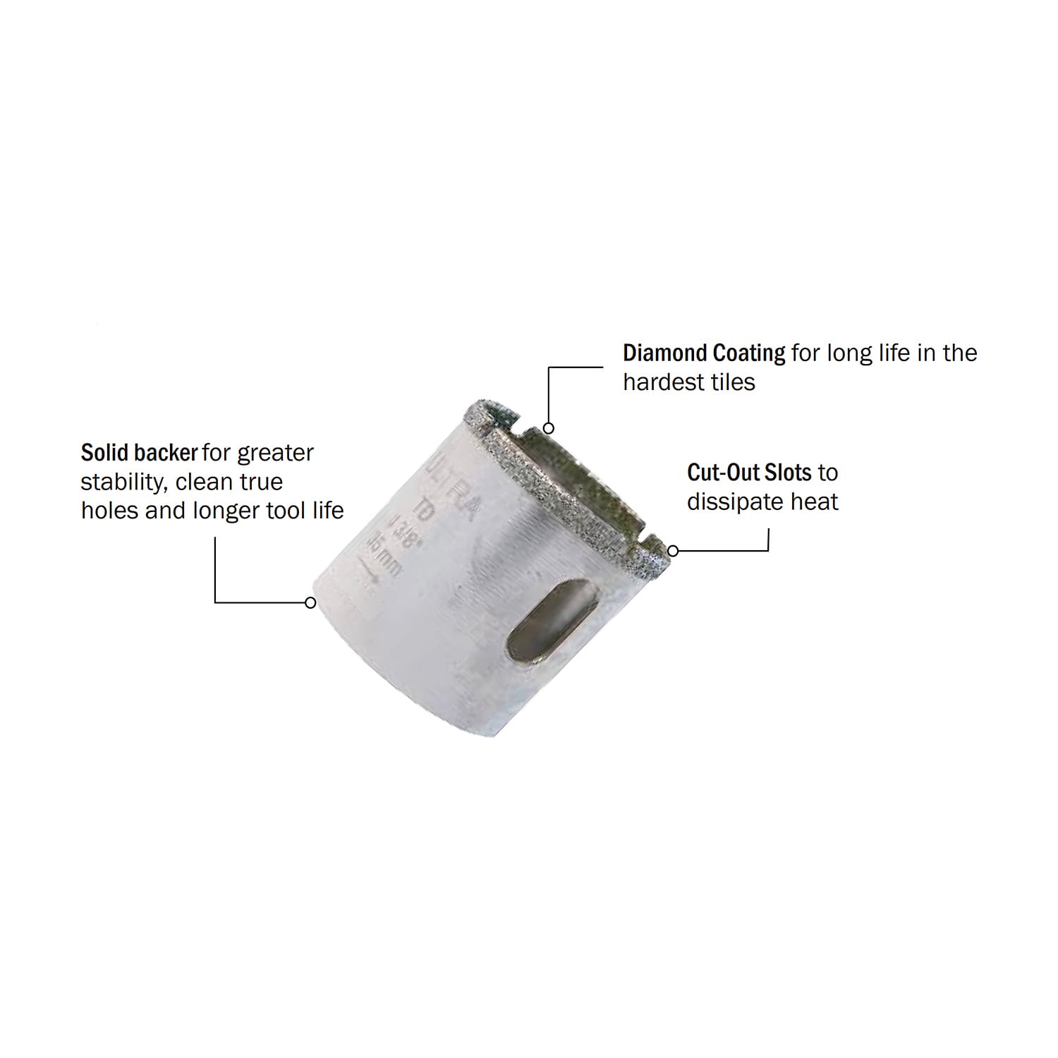 Ultra 10 mm Diamond Grit Holesaw