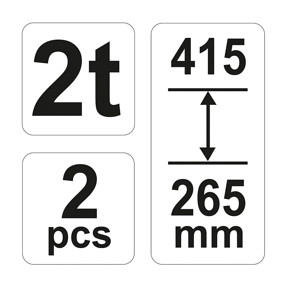 Yato 2 Ton Jack Stand, YT-17310