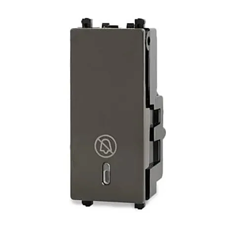 Schneider Electric Zencelo Do Not Disturb Switch - Dark Grey (Pack of 10 Pcs), INH8452(BZ)