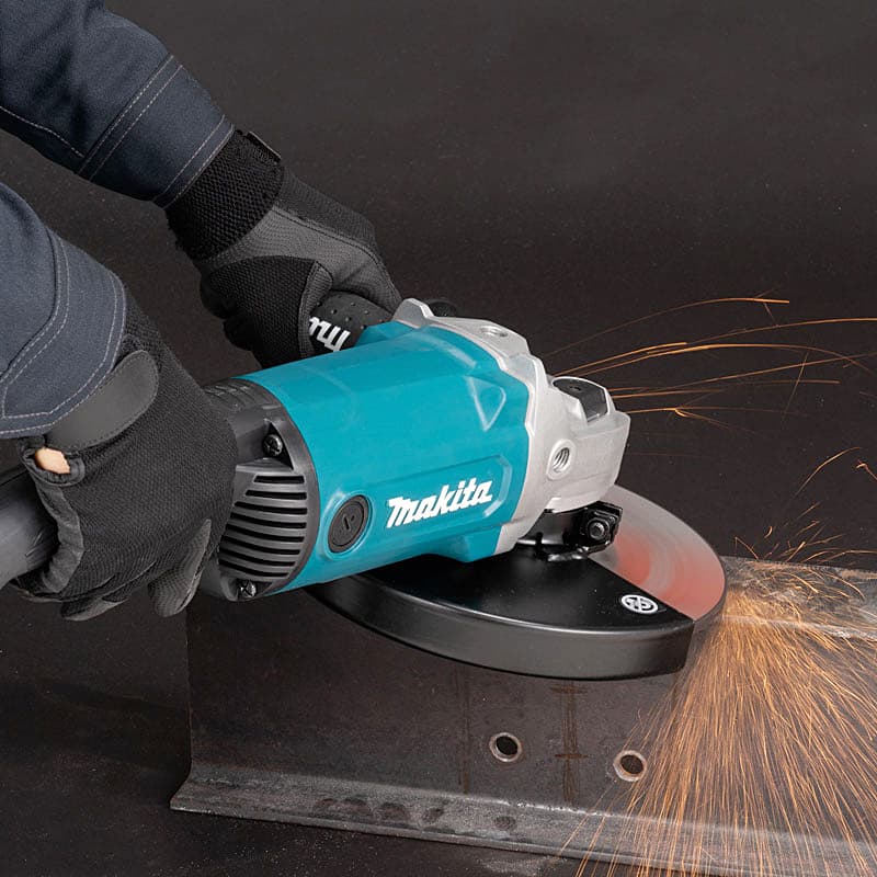 Makita 230 mm / 9 inch 2200 W Angle Grinder with Large Trigger Switch, GA9090