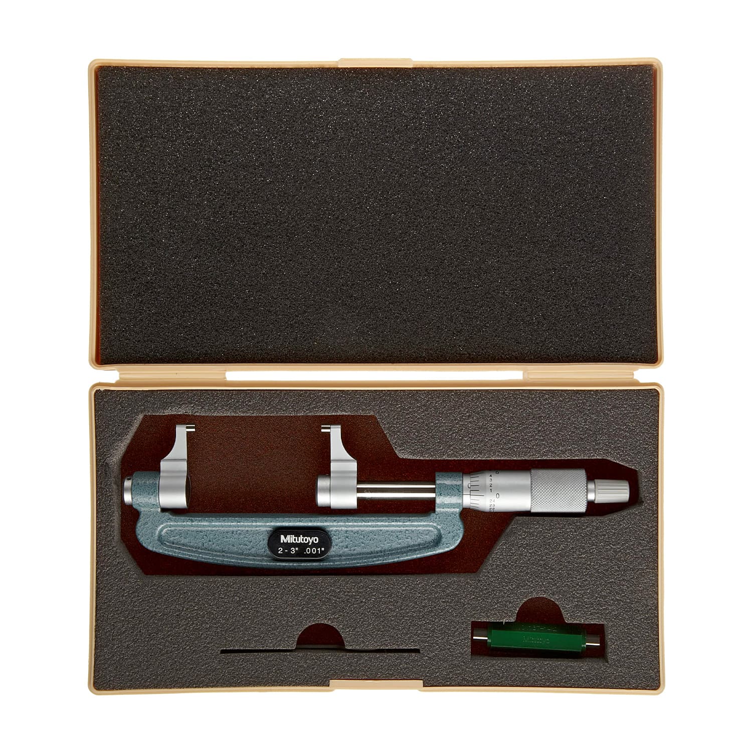 Mitutoyo 2 - 3 inch Caliper Type Micrometer, 143-123