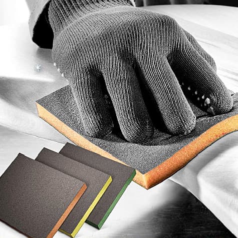 Bosch 98 x 120 x 13 mm Foam Abrasives Pad 7983 Siasponge Flex (P100 Fine Grit), F 03E 00R 8JZ