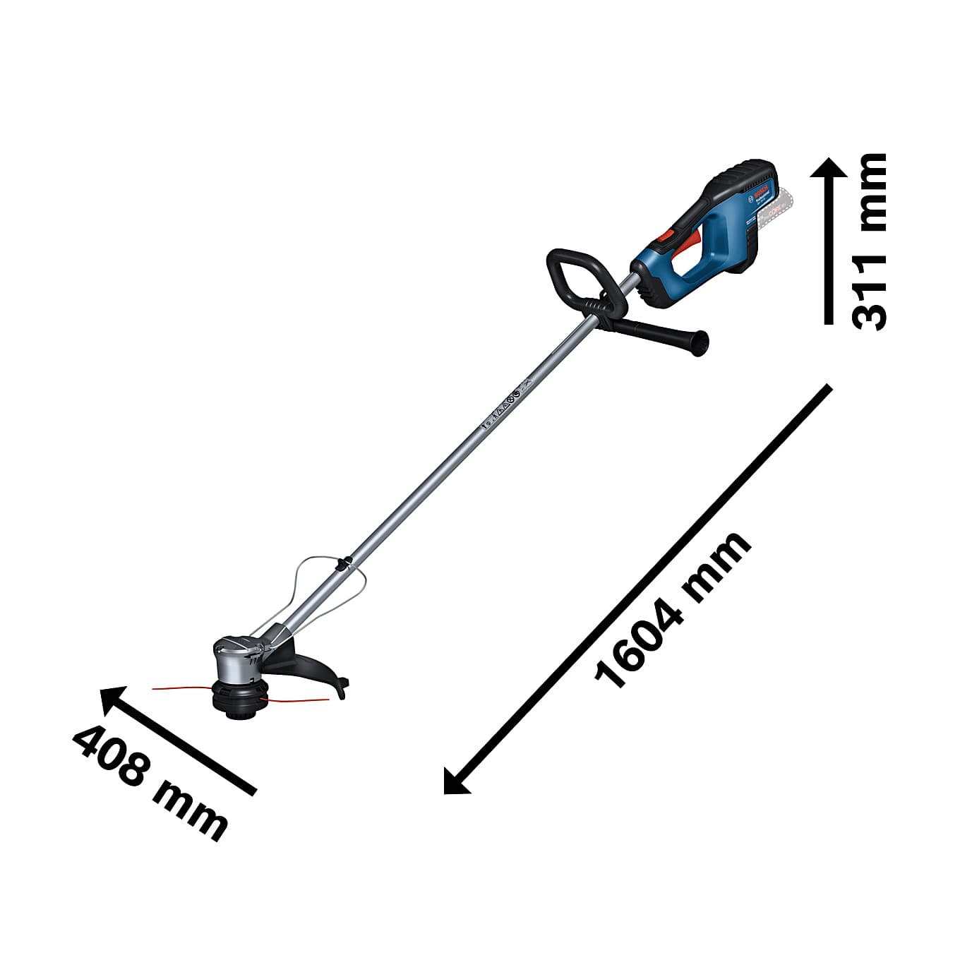 Bosch 18V Professional Cordless Grass Trimmer (Bare Tool), GRT 18V-33