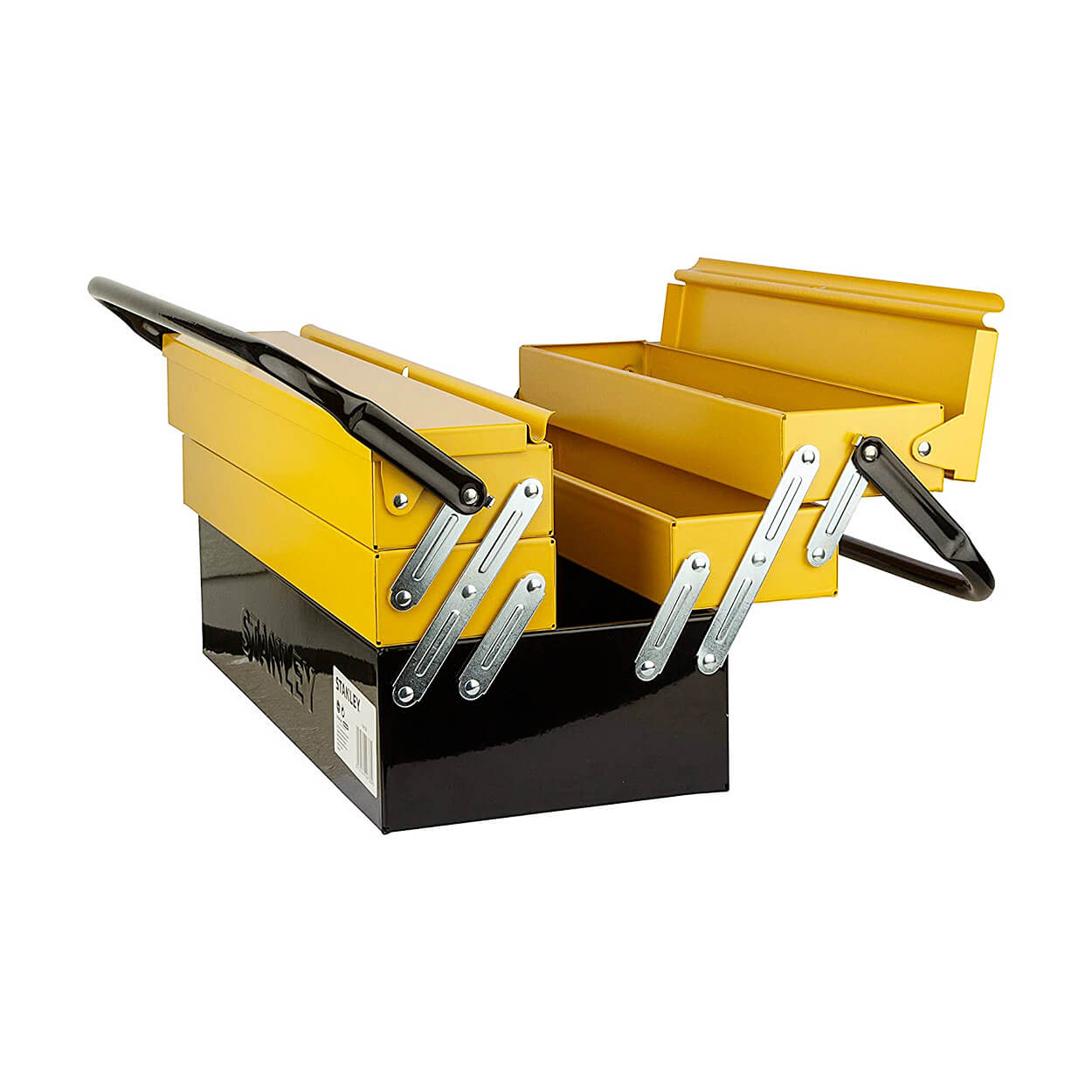 Stanley 18 Inch 5 Tray Double Handle Cantilever Tools Box, 1-94-738