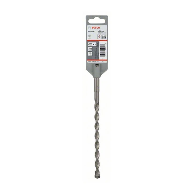 Bosch 10 x 215 mm SDS plus-7 Hammer Drill Bits, 2 608 585 046
