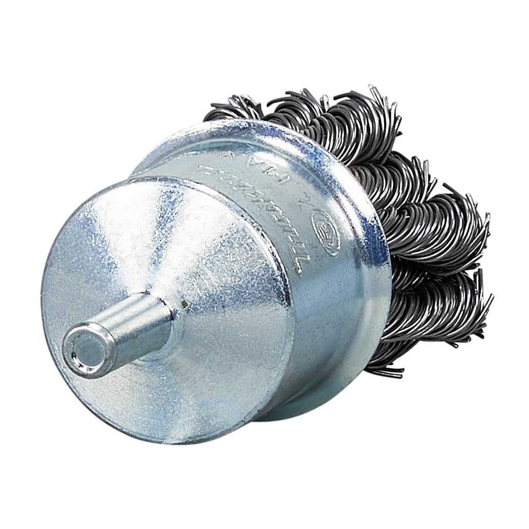 Makita 19 mm Dia. Straight Shank Knotted Wire End Brush, D-73841