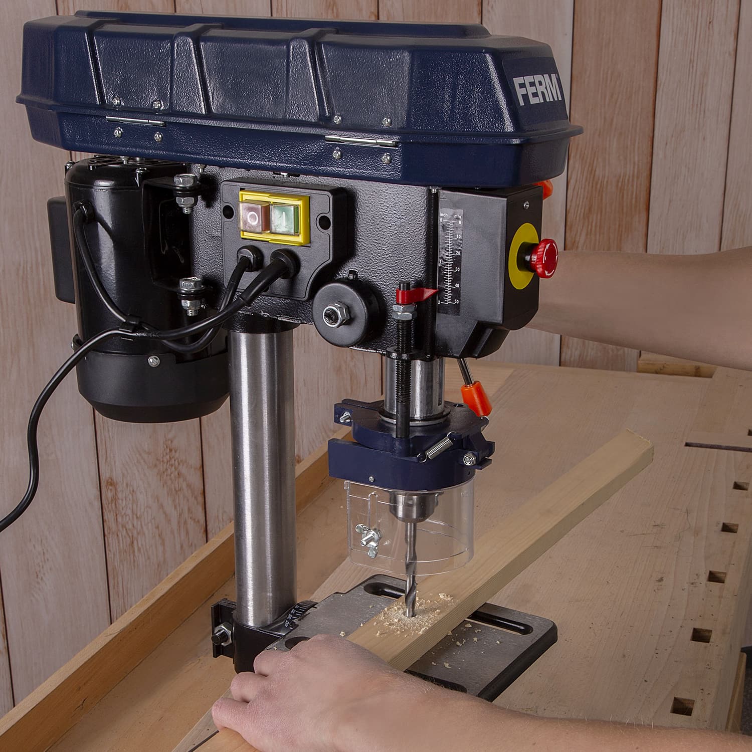 Ferm 13 mm / 350W Bench Pillar Drill, TDM1026