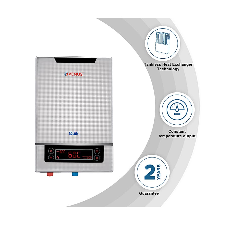 Venus Quik 18 kW Tankless Instant Water Heater, Q183