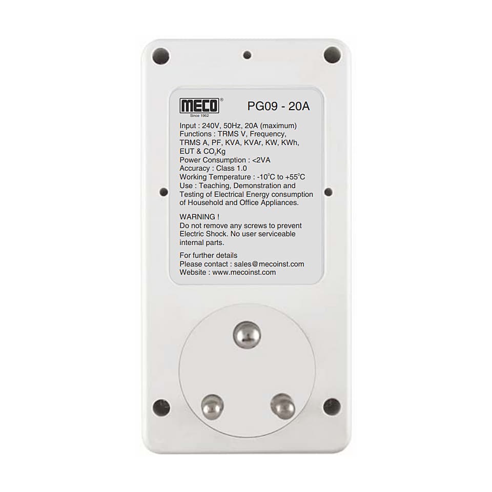 Meco 240V / 50Hz TRMS Powerguard, PG09 - 20A